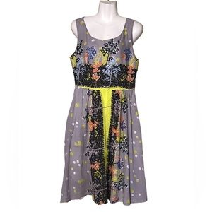 Frock Shop 100%cotton floral print dress with pockets (L)